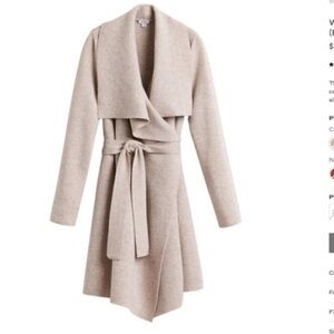 Cuyana Tan Wrap Cardigan